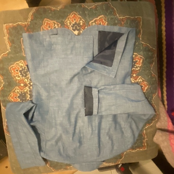 JCREW denim style lined blazer, comfy and like new! - Picture 7 of 14